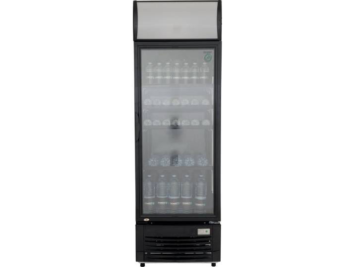 Exquisit ELDC300.3XLB - Horeca Display Koeler - Zwart - 300 Liter