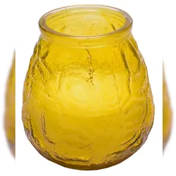 METRO Professional Citronella-Kerze, Paraffin, Ø 10 x 10.5 cm, Leuchtdauer von 48 Stunden, gelb