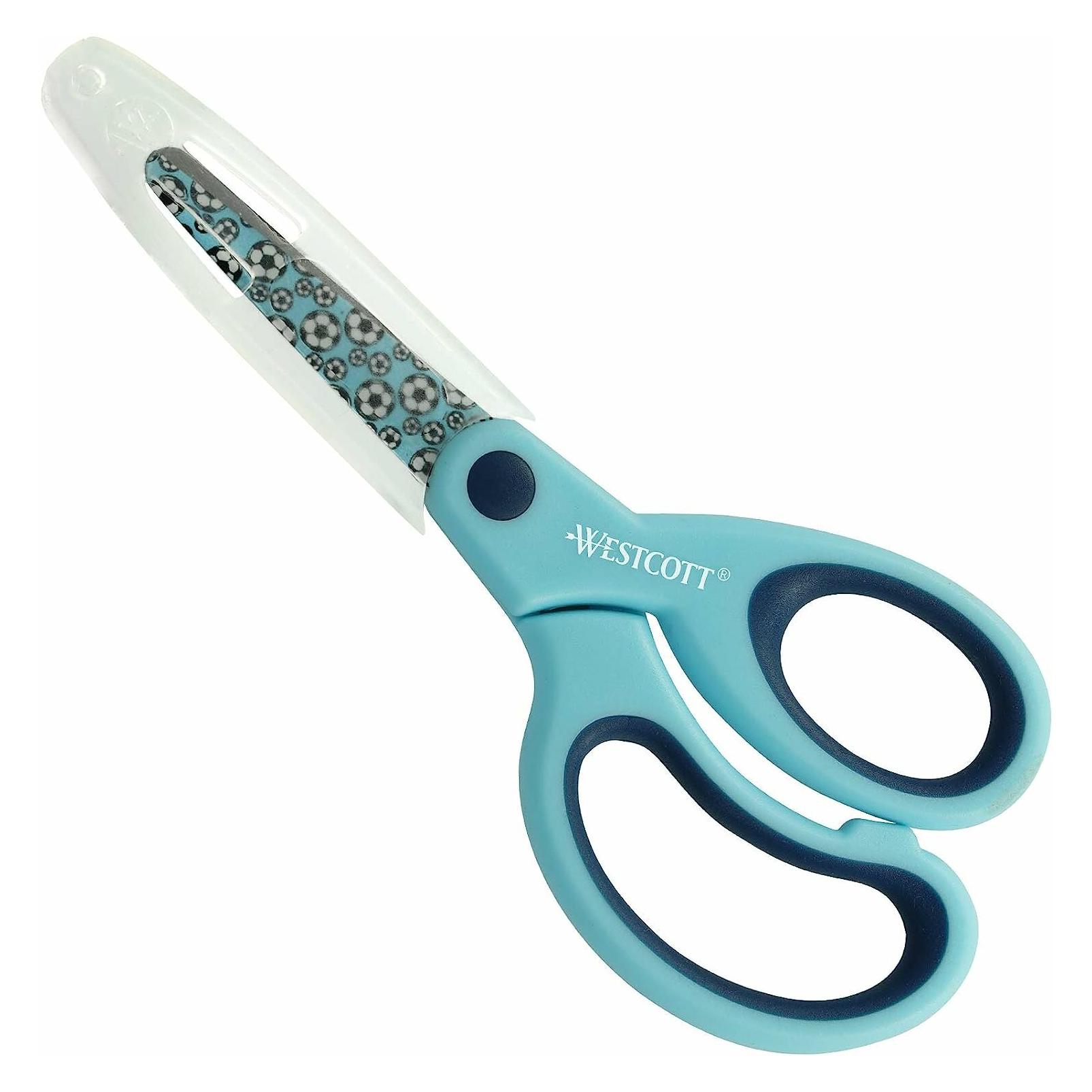 Westcott Kinderschere Sporty Softgrip dunkelblau 13,0 cm (13 cm) (E-21561 00)