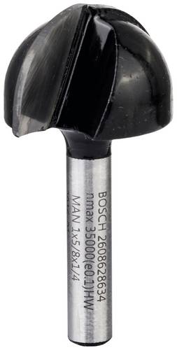Bosch Accessories 2608628634 Hohlkehlfräser Arbeits-Länge 15.60mm Schaftdurchmesser 6.35mm 1 Stück