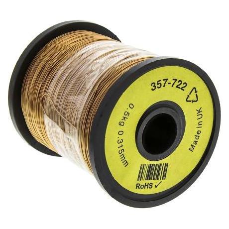 RS PRO Kupferlackdraht 0,32mm PU isoliert 700m (700 m) (357722)