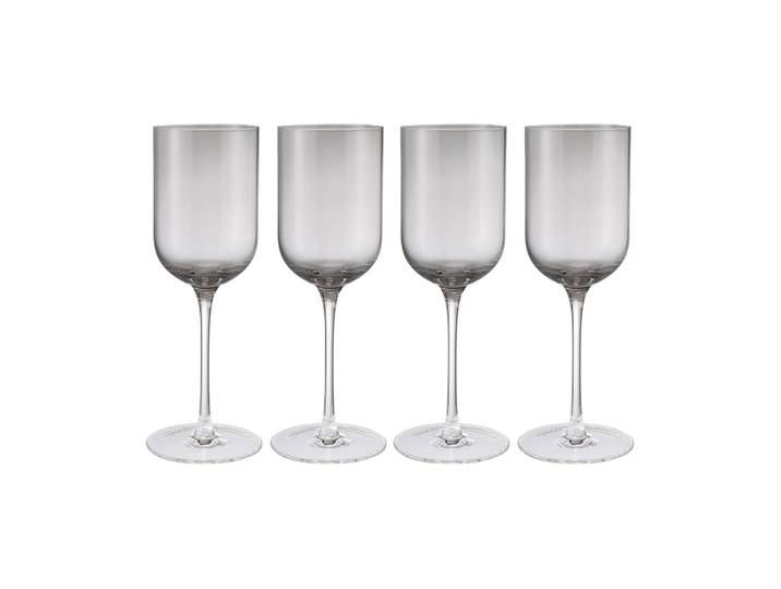 blomus Verres à vin Fuumi 31 cl lot de 4 Smoke - clair