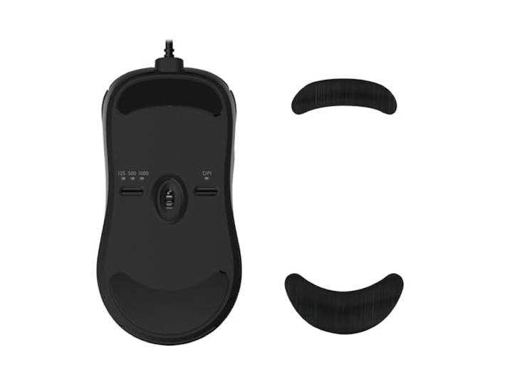 kwmobile muis voeten sticker compatibel met BenQ ZOWIE ZA13 - Computermuis glijder - Stickers in zwart