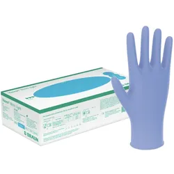 B. Braun | Vasco Nitril light | Untersuchungshandschuh | 100 Stück | Größe XS | lavendelblau