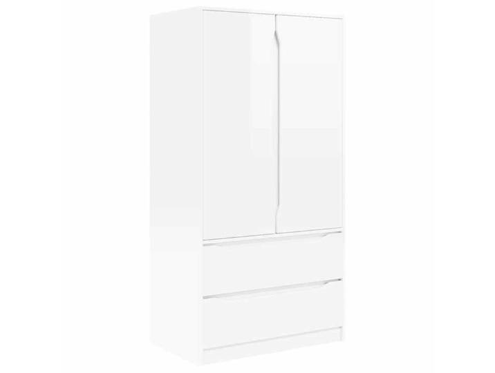 NEW Meuble stockage - vidaxL - Armoire Blanc Brillant 79 5x49x156 cm - bois d'ingénierie - Armoire de vêtements 71078