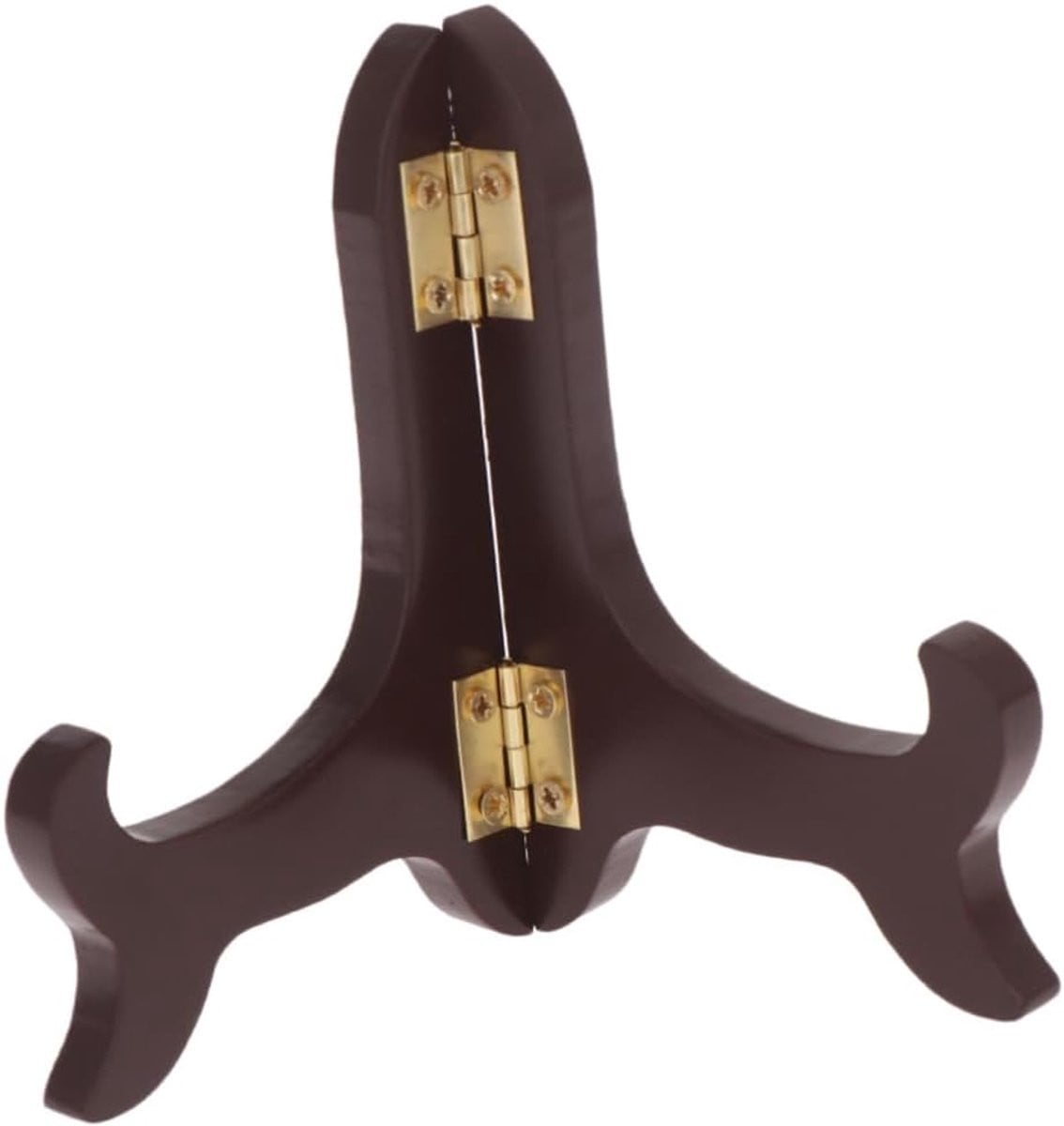 Houten Bordenstandaard Decoratieve Houder voor het Presenteren van Items in Houtkleur