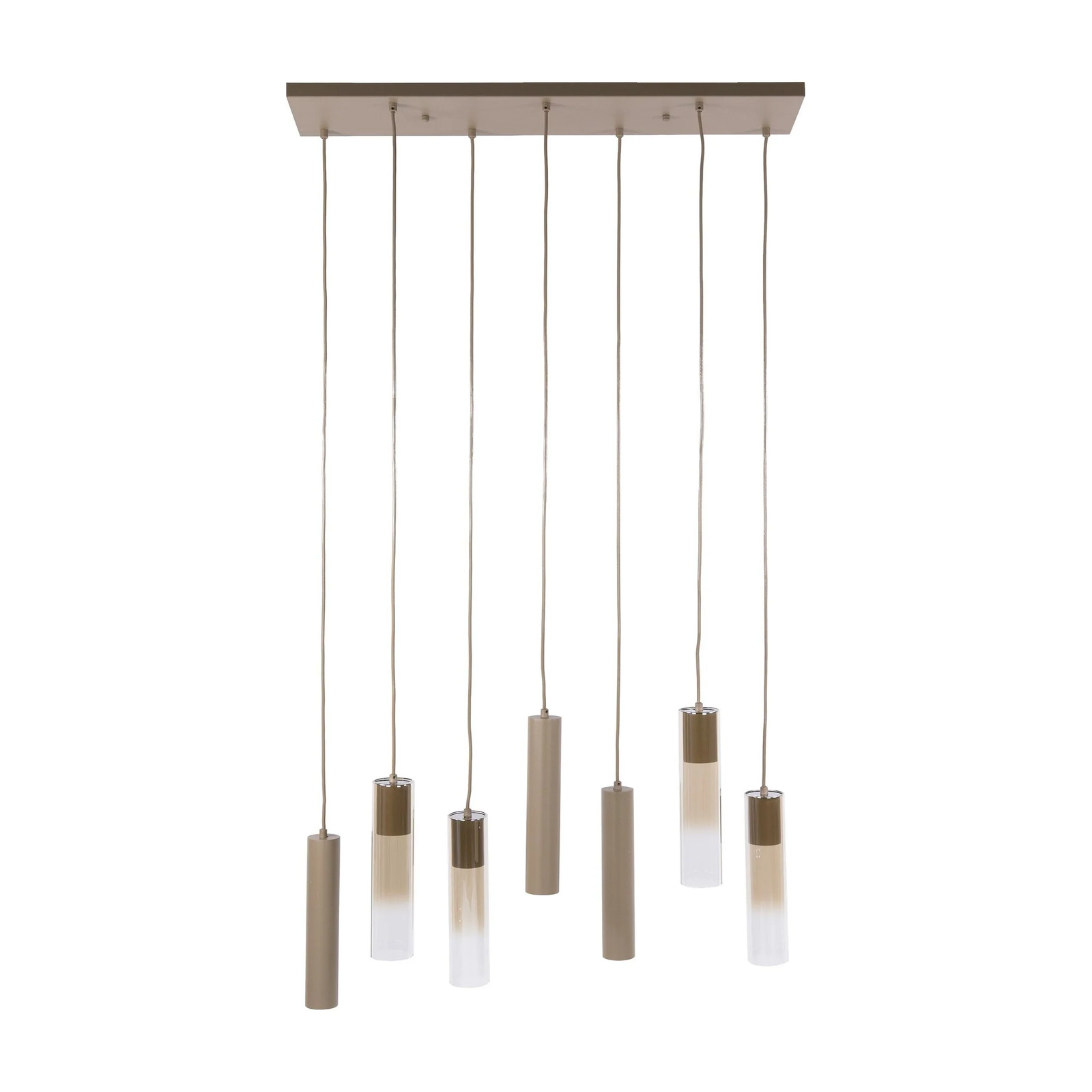 Nest of Nora Mella Hanglamp - 4+3-lichts - Beige - Pendellamp
