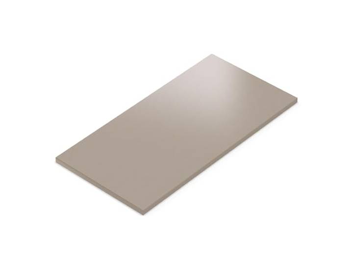 AUPROTEC Tischplatte 19mm Alux Champagner 150x80 cm I Spanplatte mit 2mm ABS Kante & PU-Verleimung I melaminharzbeschichtet I elegant & wasserabweisend