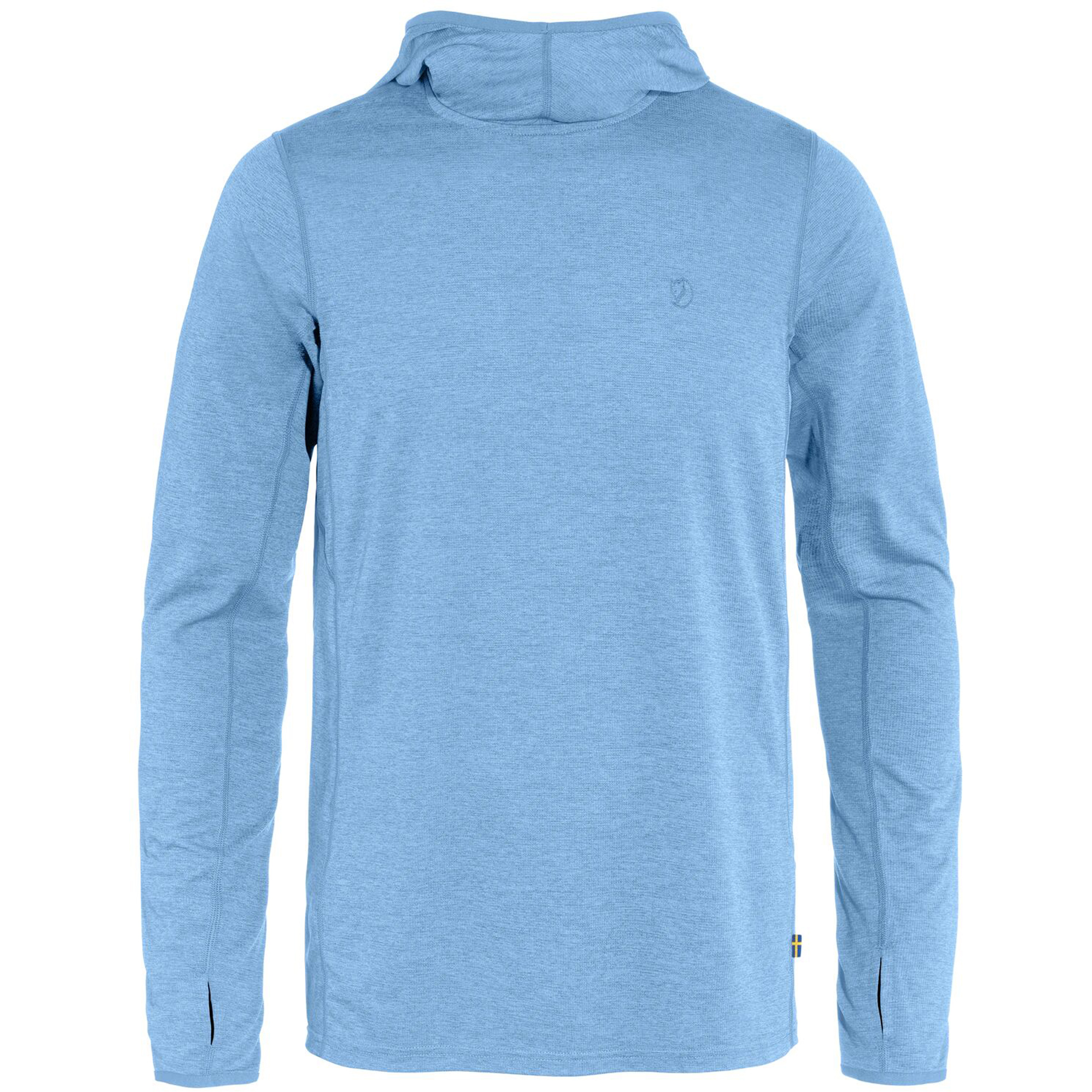Fjällräven Abisko Sun Herren Hoodies blau Größe S Camping Elastisch