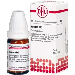 Arnica D6 Globuli - homöopathische Hilfe in Globuliform 10 g Globuli