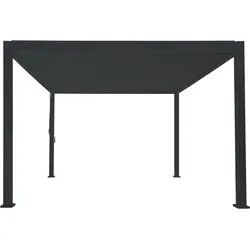 Pergoline Trumpf Pergola Alu Stahl 3 m x 3 m  anthrazit