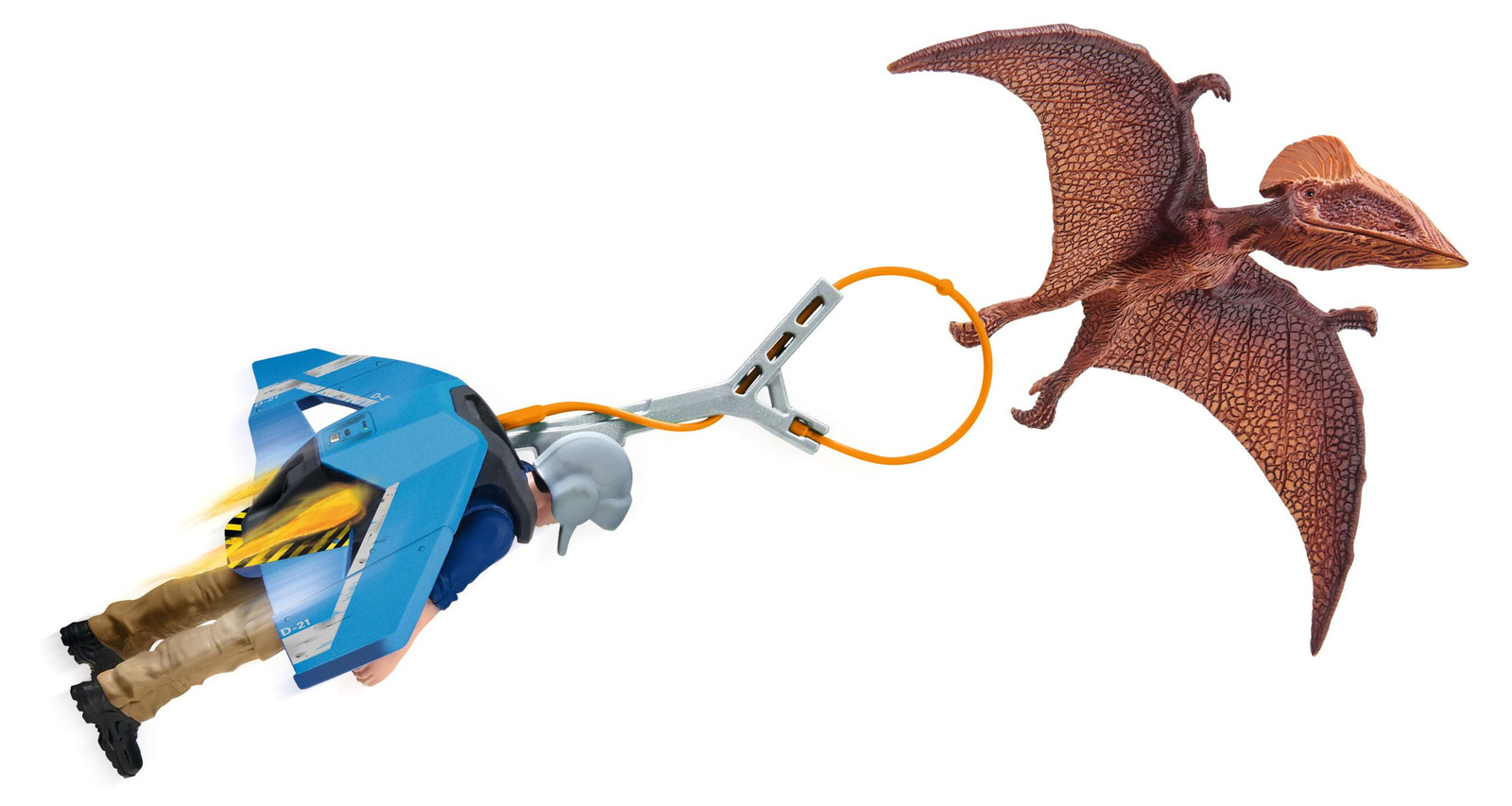 Schleich Dinosaurus Jetpack Achtervolging