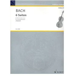 6 Suiten BWV1007-1012 für Violoncello solo, Fachbücher