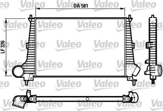 VALEO Ladeluftkühler 817275