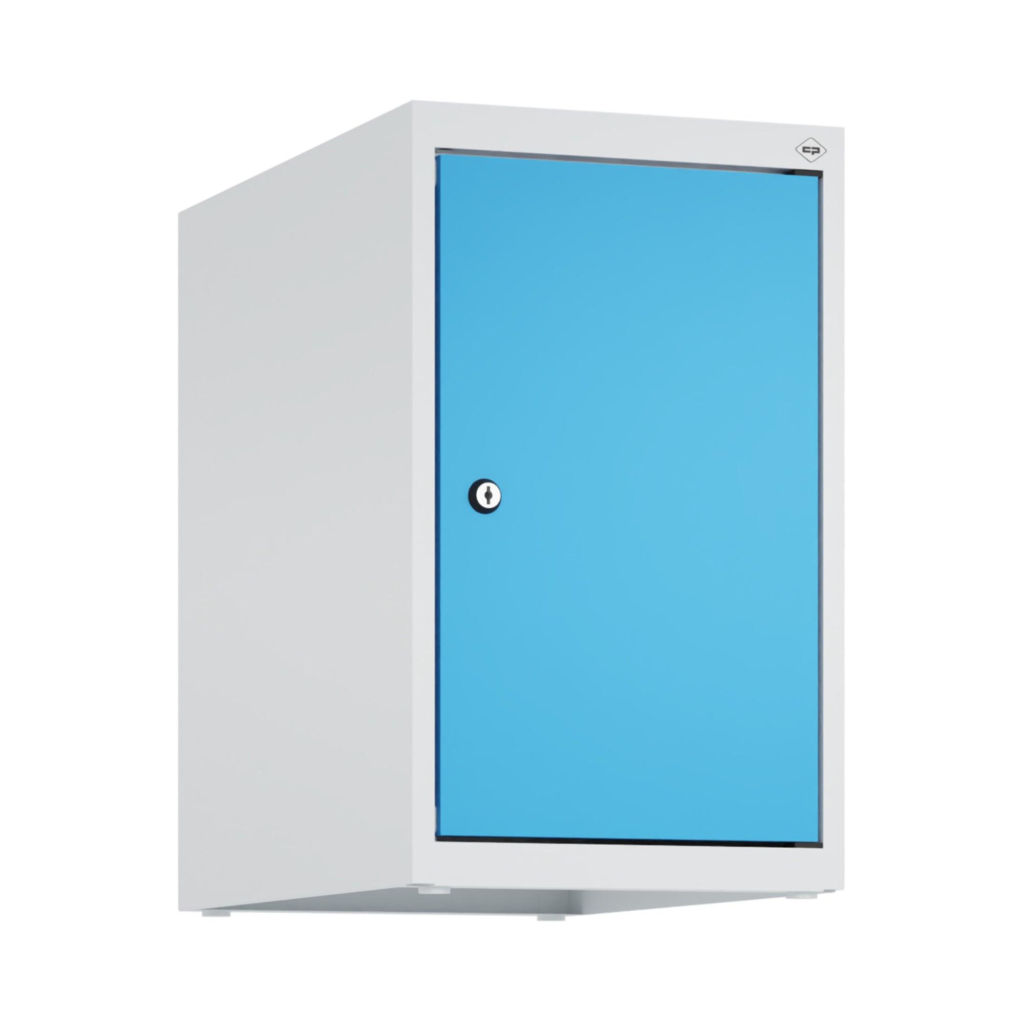 C+P Aufsatzschrank, 7035/5012 500x300x500mm Verschluss Zylinderschloss 1 Abteile ; C + P Möbelsysteme (080090-10|S10019)