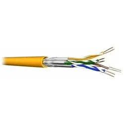 Draka 4X2 AWG22-100RW -Cat.7a Rohkabel Verlegekabel S/FTP PiMF 100m (PiMF, S/FTP, CAT7a, 100 m), Netzwerkkabel