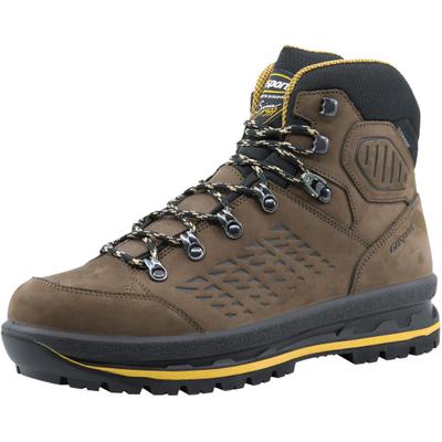 Wanderschuh GRISPORT "Schnürstiefel", Kinder, Gr. 46, braun, Obermaterial: 100% Rindnubukleder CNU., Schuhe Wanderschuh