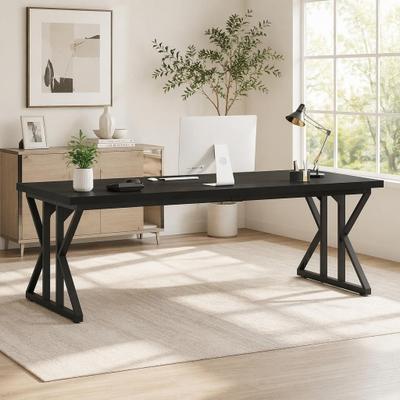 "78.7"" Executive Desk, Large Computer Desk Two Person Desk for Home Office"