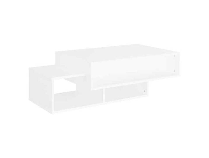 BONNIE®Table basse - Table à café - Grand espace de rangement - Blanc 105x55x32 cm Bois d'ingénierie FR273927
