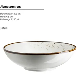 Mäser Pintar, Schüssel + Schale, Braun