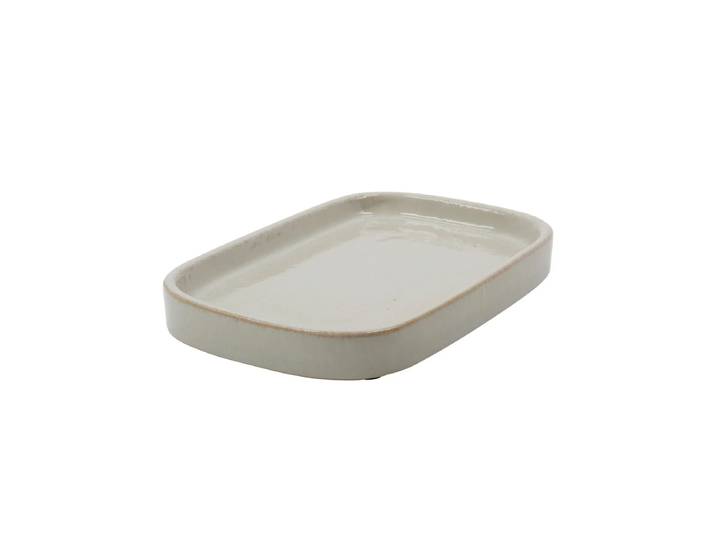 Meraki - Datura Tablett, 24,5 x 16,5 cm, shellish grey