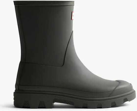 Hunter Downpour Dark Olive Short Wellington Boots