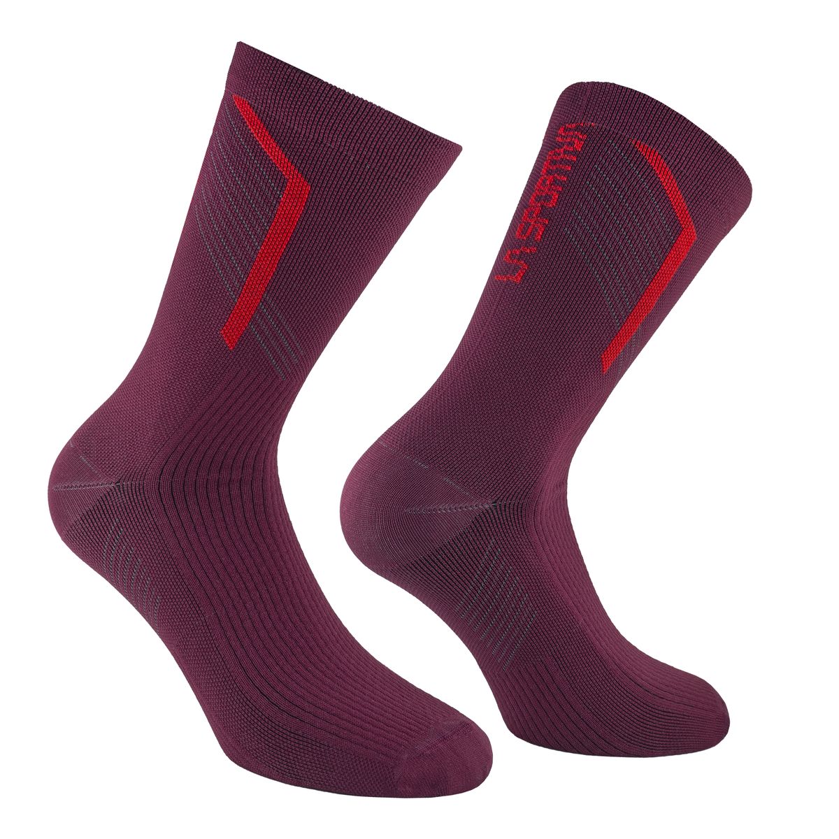 La Sportiva Flow Trail Socks redwood/mountain red (R25R24) M ZZRS019R25R24M