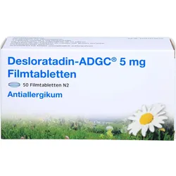 Desloratadin Adgc 5 mg Filmtabletten 50 ST