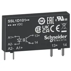 Schneider Electric SSL1A12BDR Halbleiterrelais, steckbar, E: 15-30 VDC, A: 24-280 VAC, 2 A, momentan  - 10 Stück