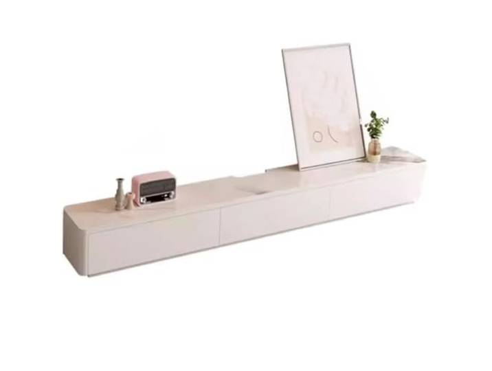 Leichter Luxus-TV-Schrank aus Massivholz Multifunktionaler TV-Ständer Bodenstehendes Design Staubabweisend Geeignet für eine breite Palette von Fernsehern(200 * 30 * 30cm)