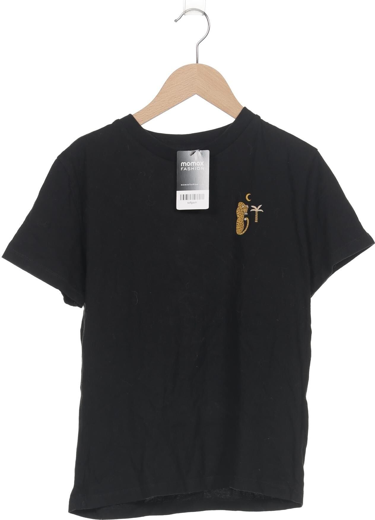 Kauf dich glucklich Damen T-Shirt, Schwarz, Gr. XS, Baumwolle - Second Hand