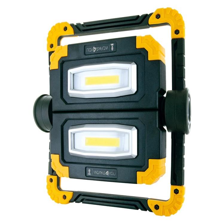 Schwaiger Multifunktionsstrahler klappbar mit drehbaren Leuchteinheiten (500 lm) (WLED30513)