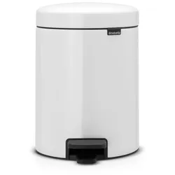 brabantia Treteimer NewIcon 5l Edelstahl Weiß