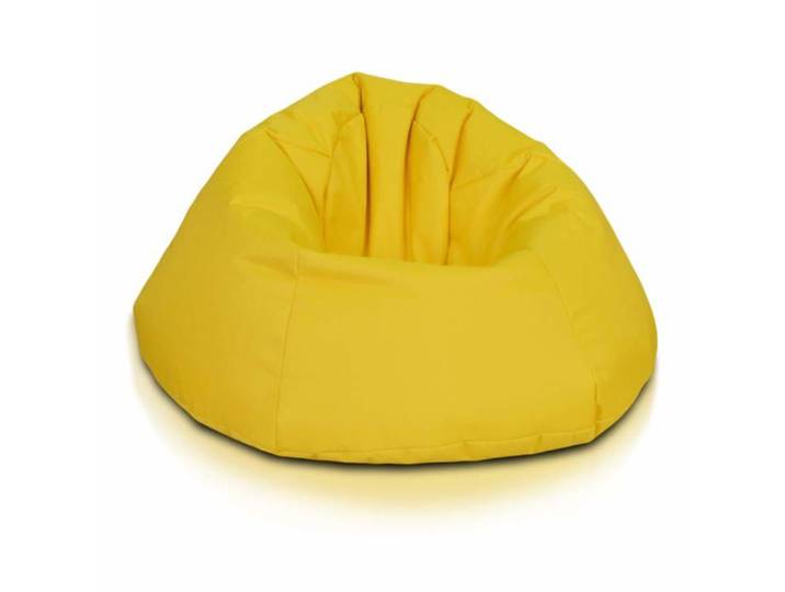 Pouf Fauteuil Relax Rembourré Anti-déchirure Anti-taches Polystyrène Double Zip Jaune Nc4 XXL