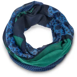 Tchibo - Bedruckter Loop-Schal - blau