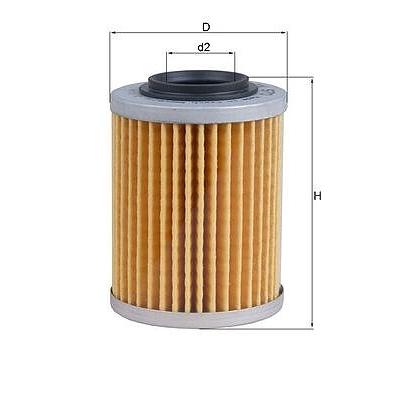 Mahle Ölfilter [Hersteller-Nr. OX970]
