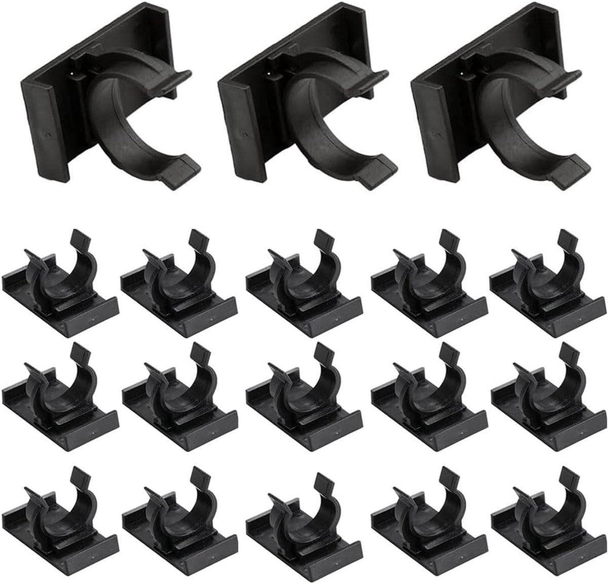 20 stuks Bevestigingsclips voor plinten en keukensokkel, geschikt voor 27 mm voetbreedte