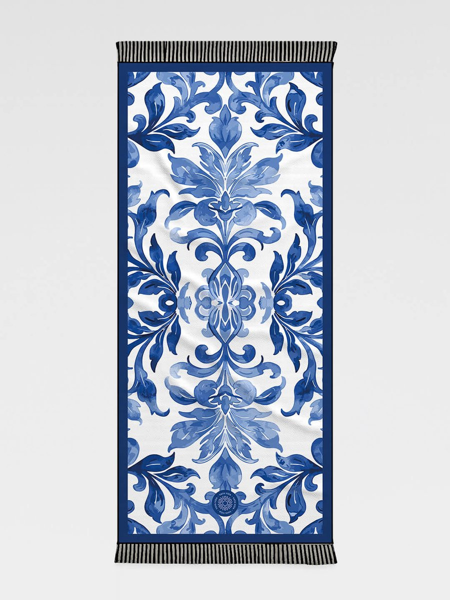 Vaya Vida Stranddoek - Blue Tile