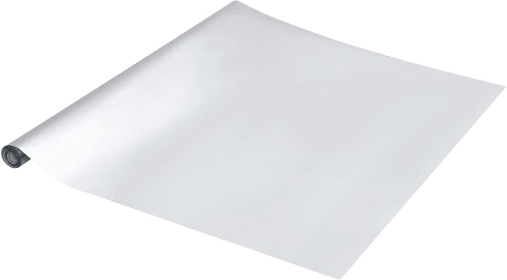 vidaXL Autocollant auto-adhésif pour meuble argenté 90x500 cm PET