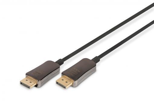 Digitus DisplayPort AOC Hybrid Glasfaserkabel Typ M/M 10m AK-340107-100-S