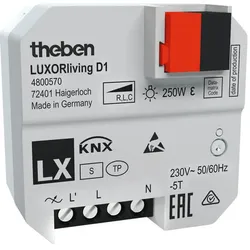 Theben UP-Dimmaktor 1 Kanal LUXORliving D1