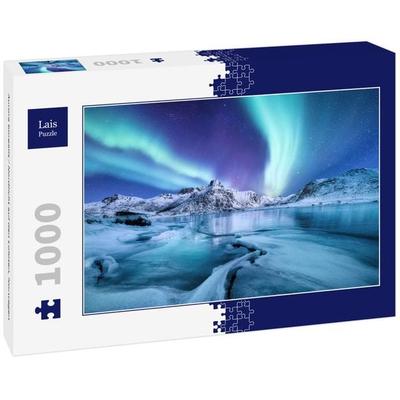 Lais Puzzle Aurora borealis / Nordlicht auf den Lofoten, Norwegen 1000 Teile