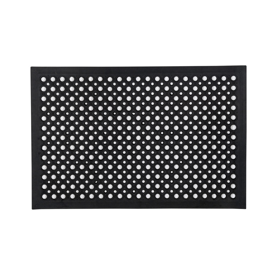 Floortex Non-Slip Doormat Black 120cm L x 80cm W