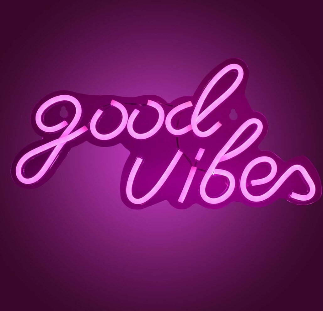 ActiveJet AJE-NEON VIBES LED neon sign met accentverlichting voor in de woonkamer, slaapkamer of keuken