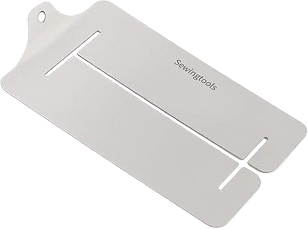 Zoomklemmen Markeerclips voor stof met dubbel naadgidsysteem van metaal, 2mm en 3mm