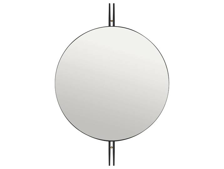 GUBI IOI Wandspiegel Ø80cm Schwarz