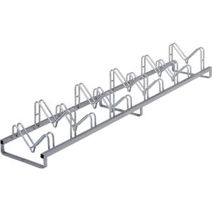 Alberts Fahrradständer Kiel, 692803, Bodenmontage/ freistehend, Einstellparker, beidseitig, Breite 300cm, für 10 Fahrräder