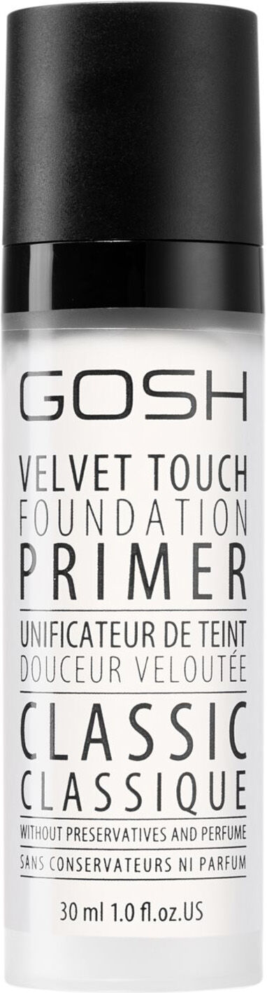 GOSH Velvet Touch Clear Foundation Primer 30ml