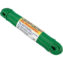 5x Helo Wäscheleine Plastik 30m Ø4mm farbig sortiert, Wäscheständer, Grün