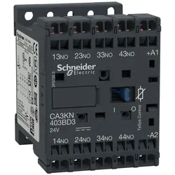Schneider Electric CA3KN403BD3 Hilfsschütz, 4S, 24V DC mit Diode